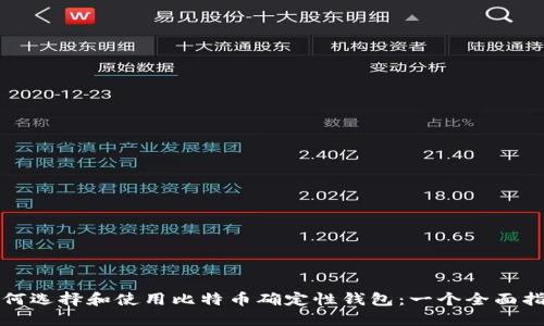 如何选择和使用比特币确定性钱包:一个全面指南